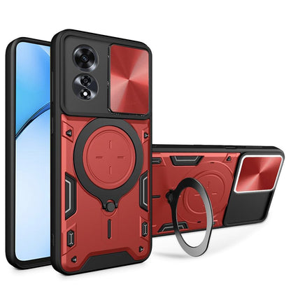 Калъф за Oppo A60, Techsuit, CamGuard Pro, Червен