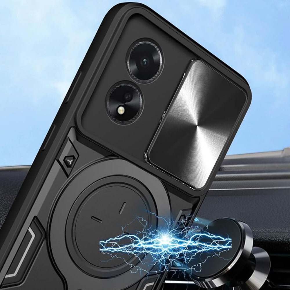 Калъф за Oppo A60, Techsuit, CamGuard Pro, Червен