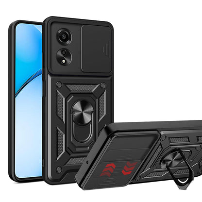 Калъф за Oppo A60, Techsuit, CamShield, Черен
