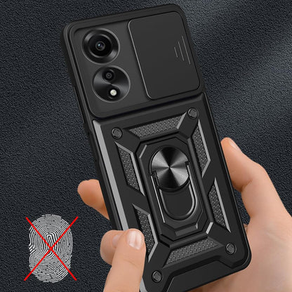 Калъф за Oppo A60, Techsuit, CamShield, Черен
