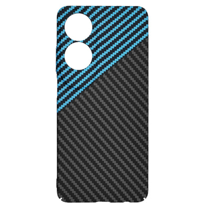 Калъф за Oppo A60, Techsuit, Carbonite FiberShell, Черно Синьо
