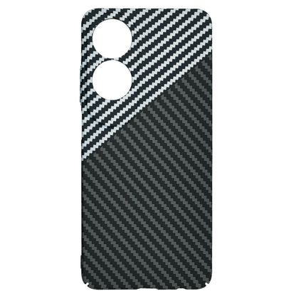 Калъф за Oppo A60, Techsuit, Carbonite FiberShell, Черно Сиво