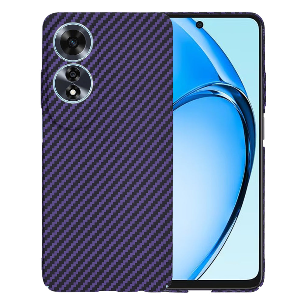 Калъф за Oppo A60, Techsuit, Carbonite FiberShell, лилав