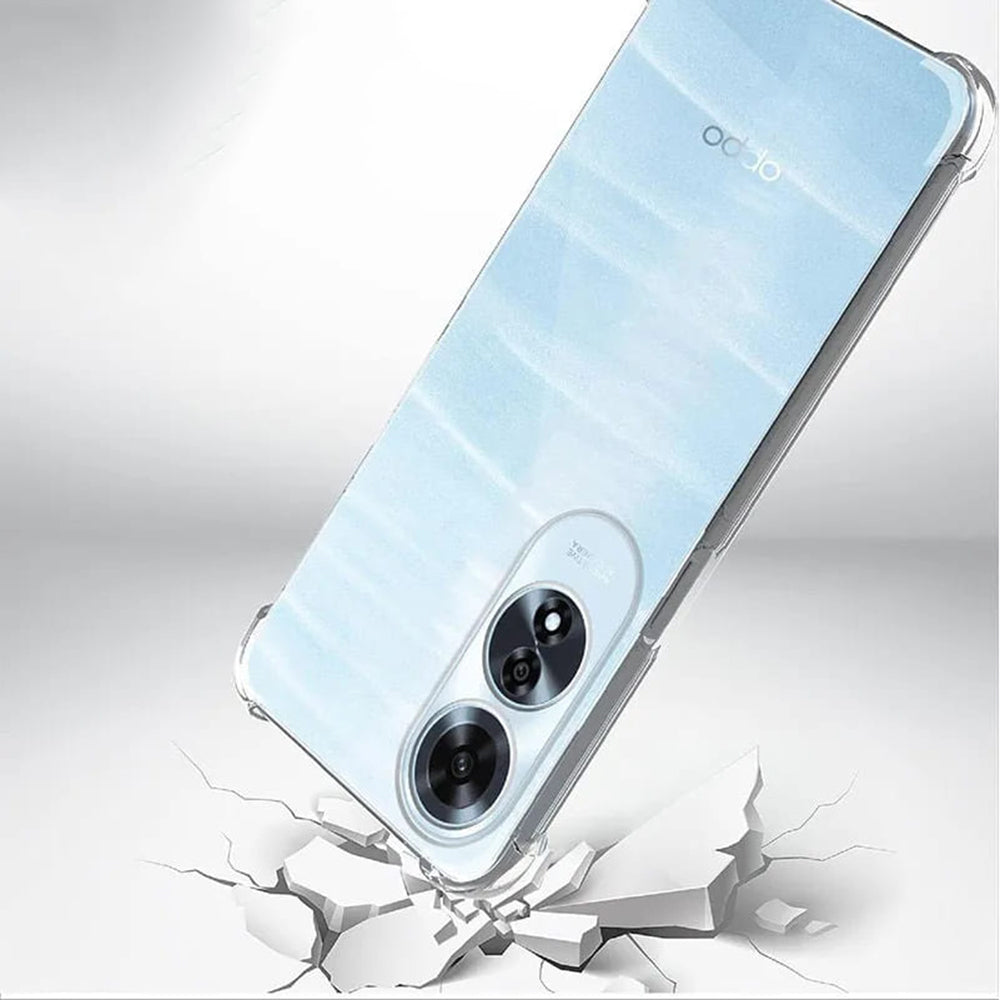 Калъф за Oppo A60, Techsuit, Shockproof Clear, Прозрачен