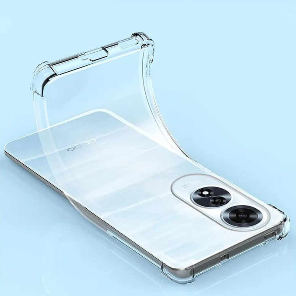 Калъф за Oppo A60, Techsuit, Shockproof Clear, Прозрачен