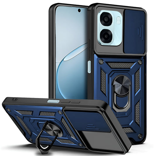 Калъф за Oppo A6k 4G / A6x 4G / A6x, Techsuit, CamShield, Син
