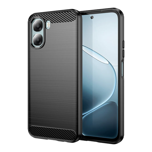 Калъф за Oppo A6x 4G / A6x, Techsuit, Carbon, Черен