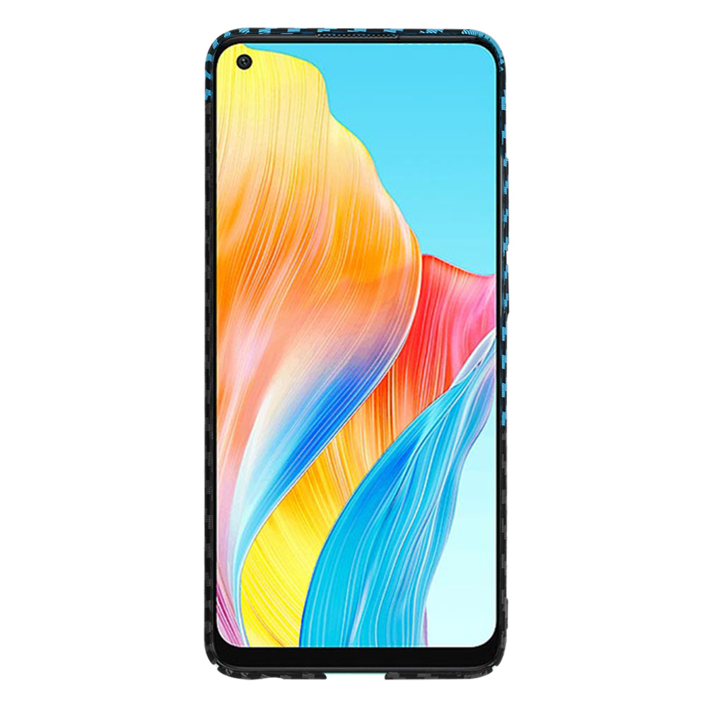 Калъф за Oppo A78 4G, Techsuit, Carbonite FiberShell, Черно Синьо