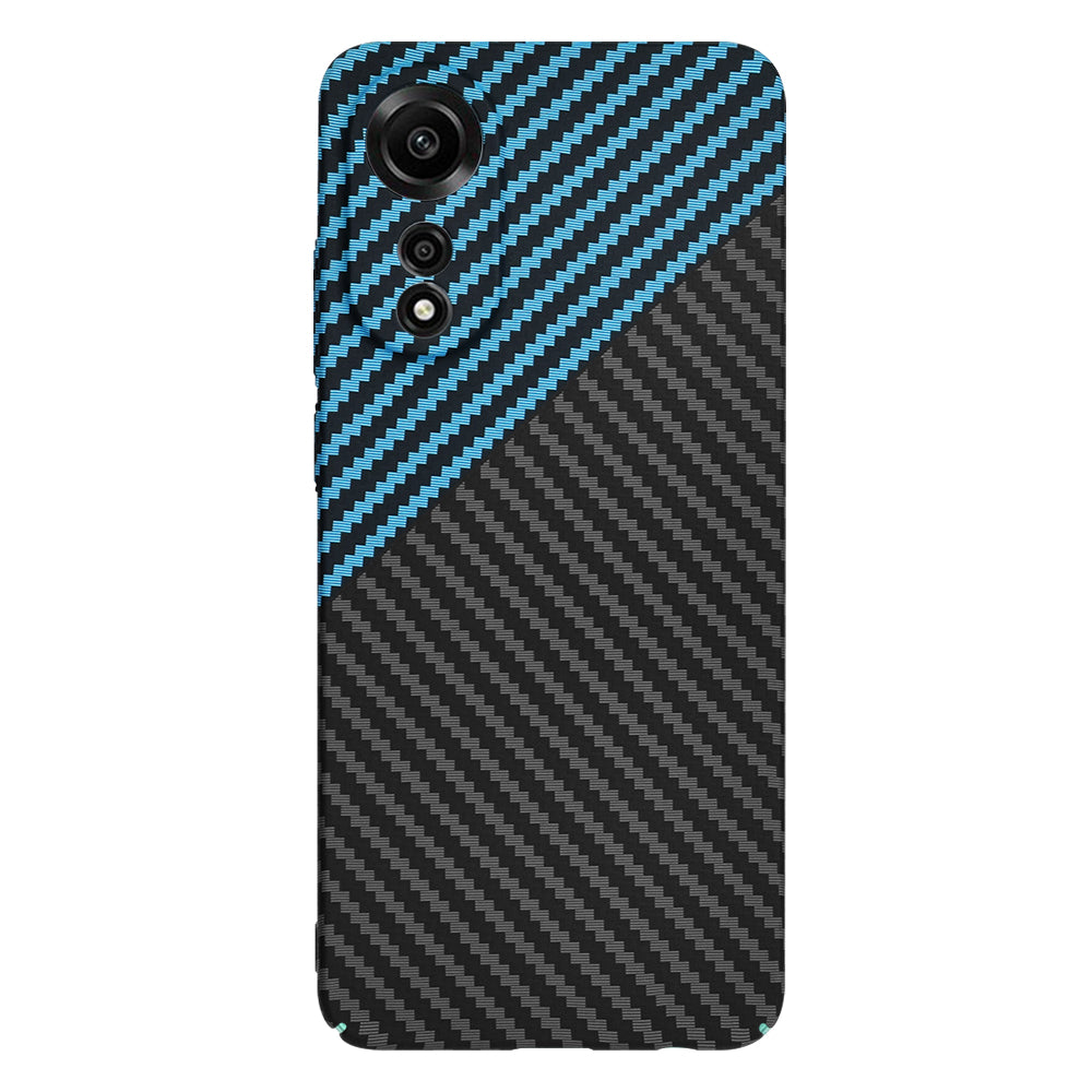 Калъф за Oppo A78 4G, Techsuit, Carbonite FiberShell, Черно Синьо