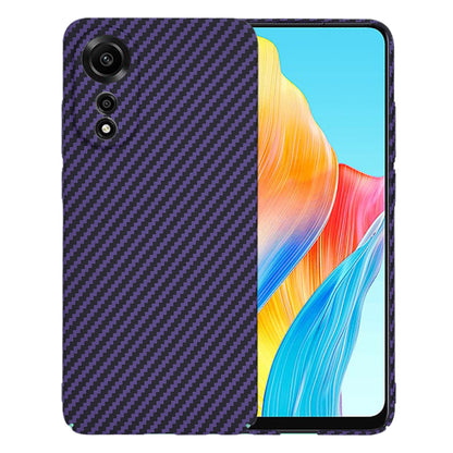 Калъф за Oppo A78 4G, Techsuit, Carbonite FiberShell, Лилав