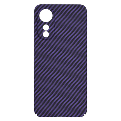 Калъф за Oppo A78 4G, Techsuit, Carbonite FiberShell, Лилав