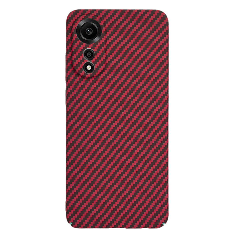 Калъф за Oppo A78 4G, Techsuit, Carbonite FiberShell, Червен
