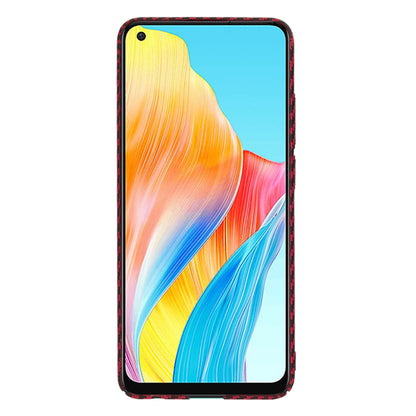 Калъф за Oppo A78 4G, Techsuit, Carbonite FiberShell, Червен