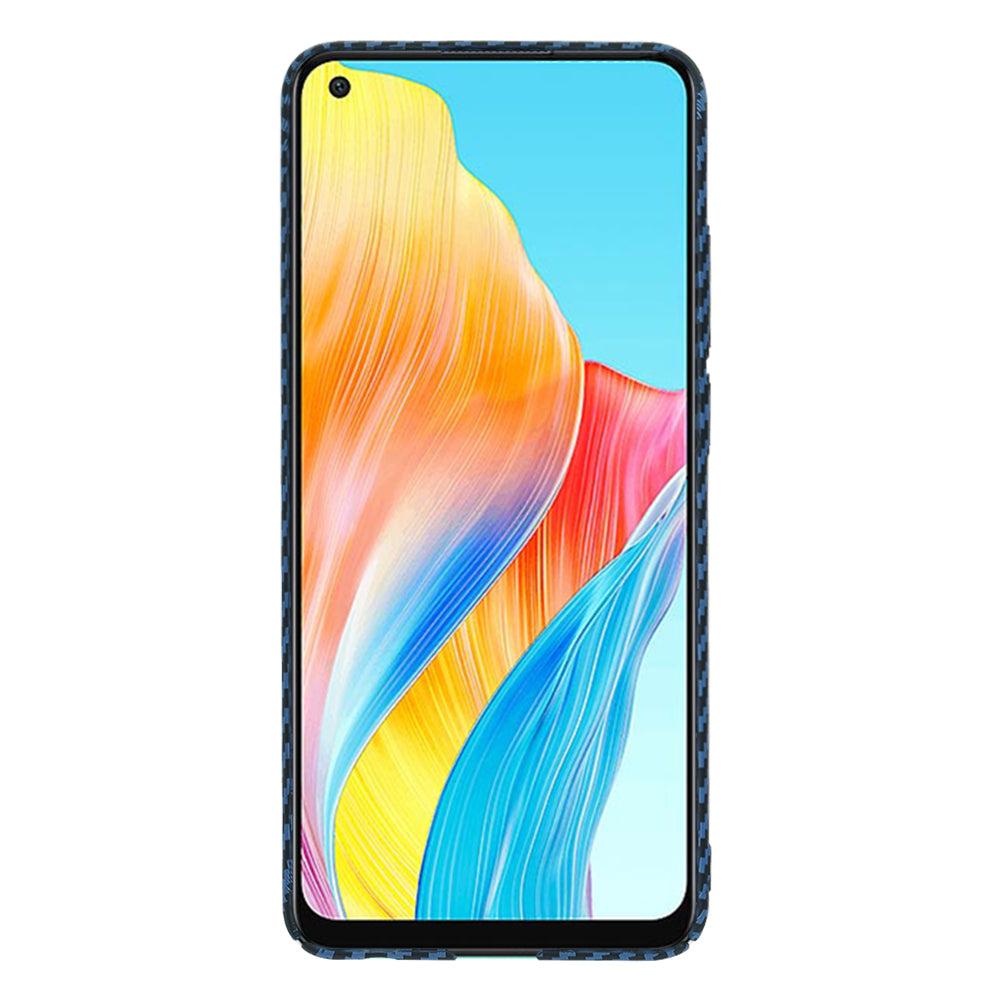 Калъф за Oppo A78 4G, Techsuit, Carbonite FiberShell, Тюркоаз