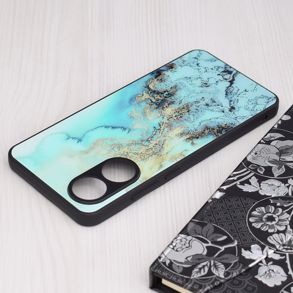 Калъф за Oppo A78 4G, Techsuit, Glaze, Син
