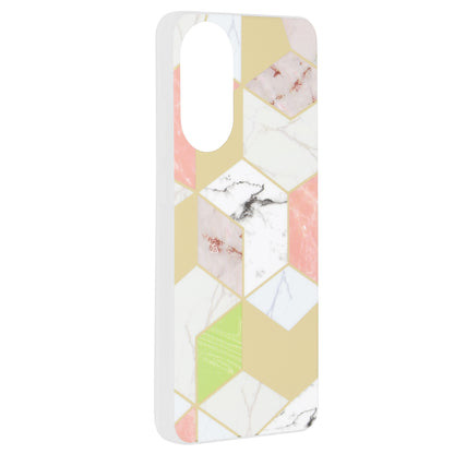 Калъф за Oppo A78 4G, Techsuit, Marble, Лилав