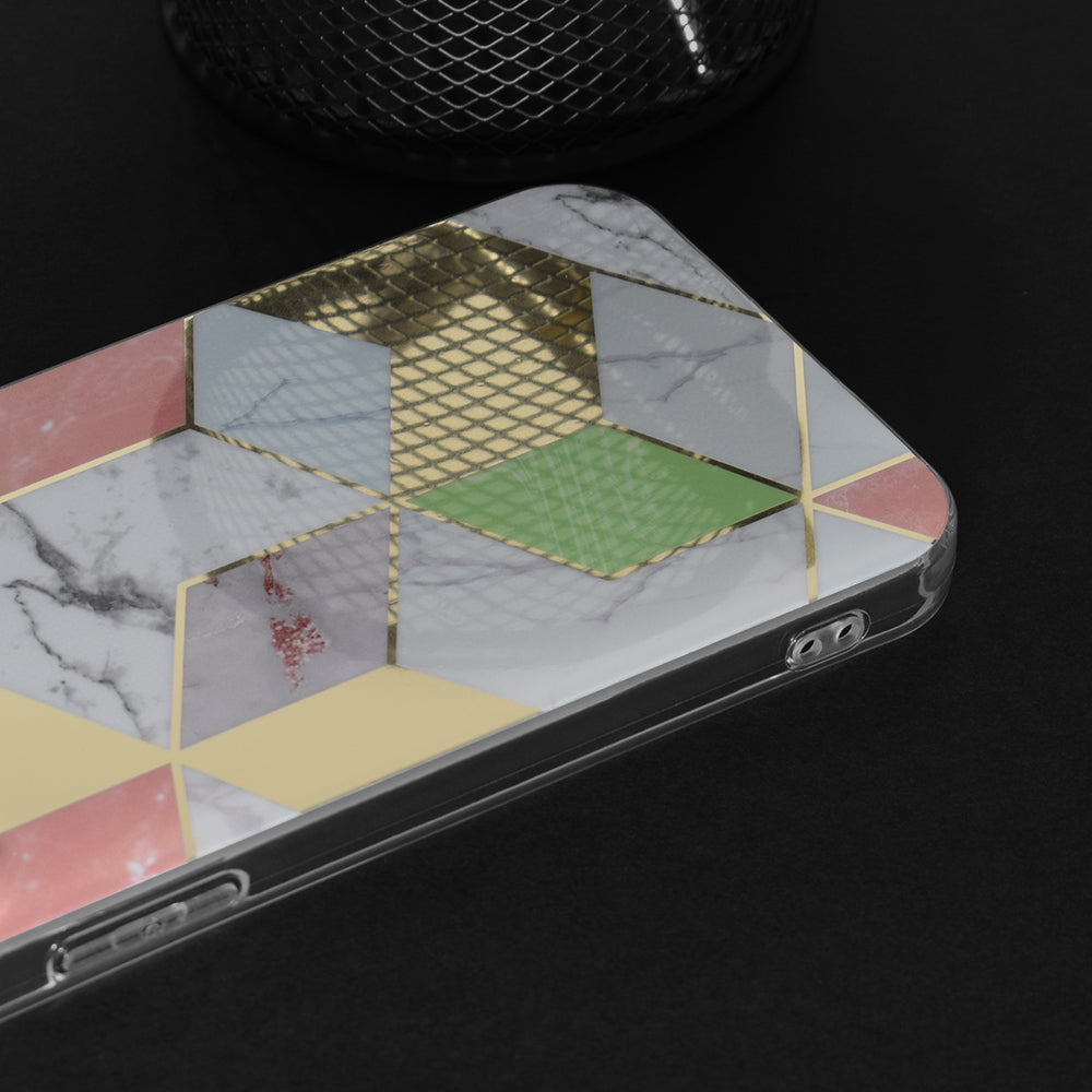 Калъф за Oppo A78 4G, Techsuit, Marble, Лилав