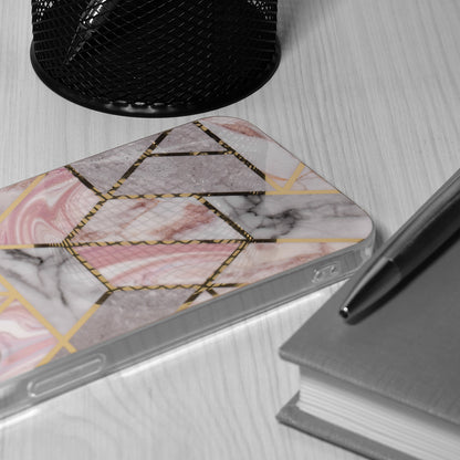 Калъф за Oppo A78 4G, Techsuit, Marble, Розов
