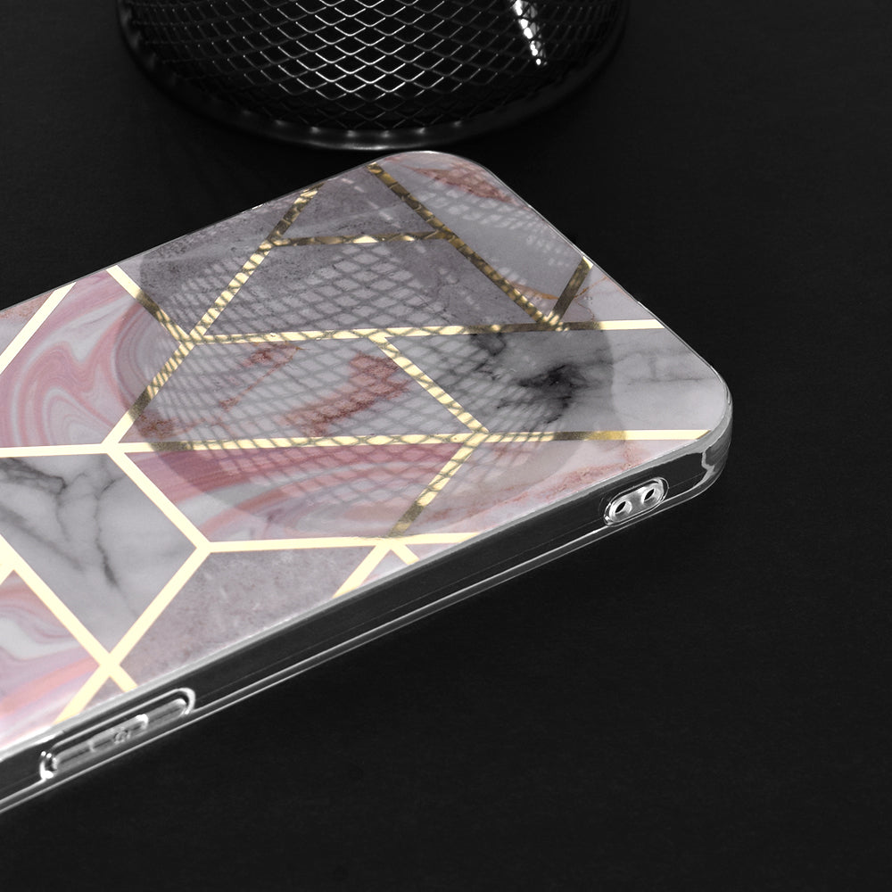 Калъф за Oppo A78 4G, Techsuit, Marble, Розов