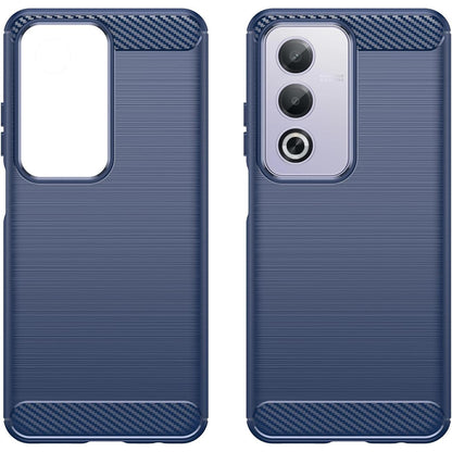 Калъф за Oppo A80, Techsuit, Карбон, Син