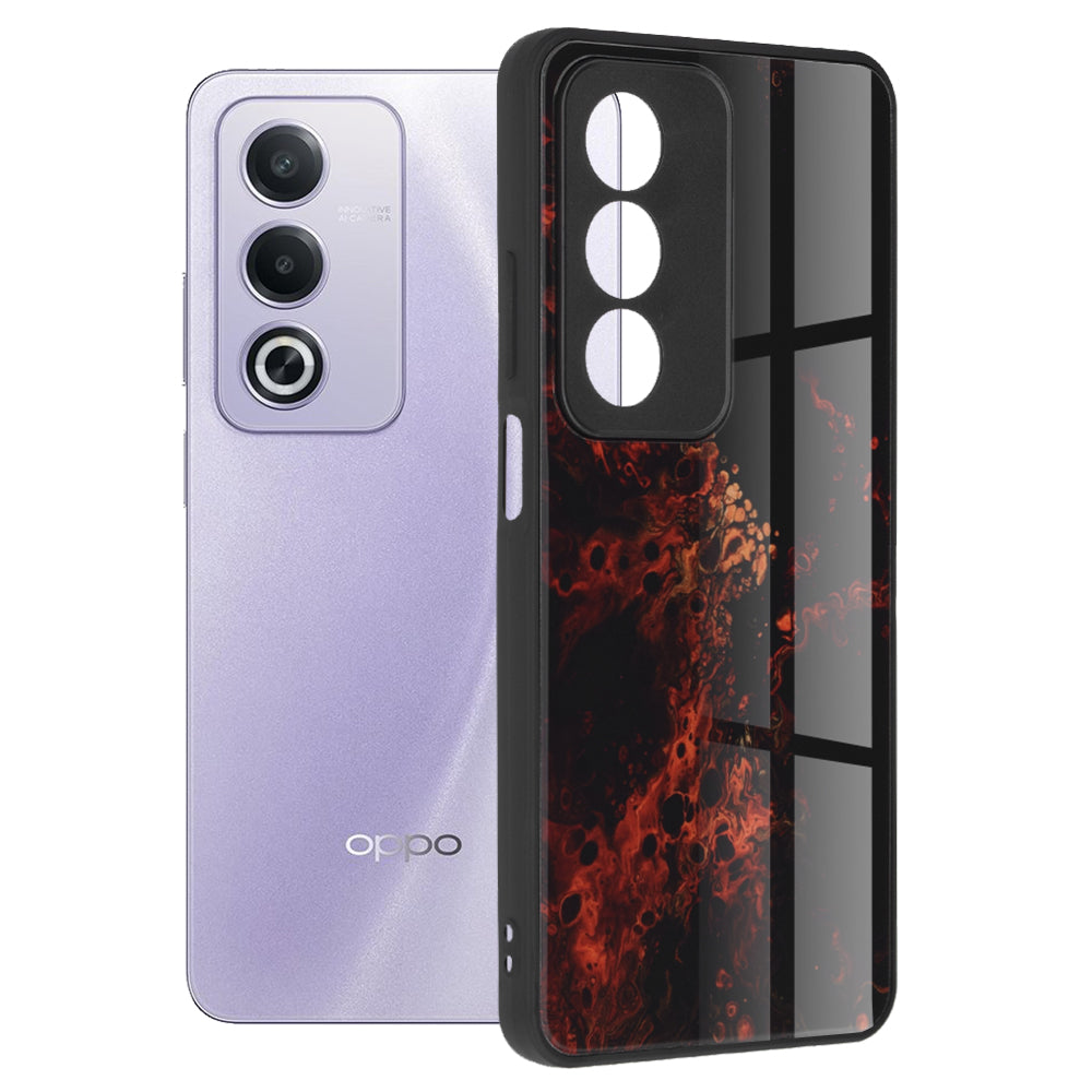 Калъф за Oppo A80, Techsuit, Glaze, Червен