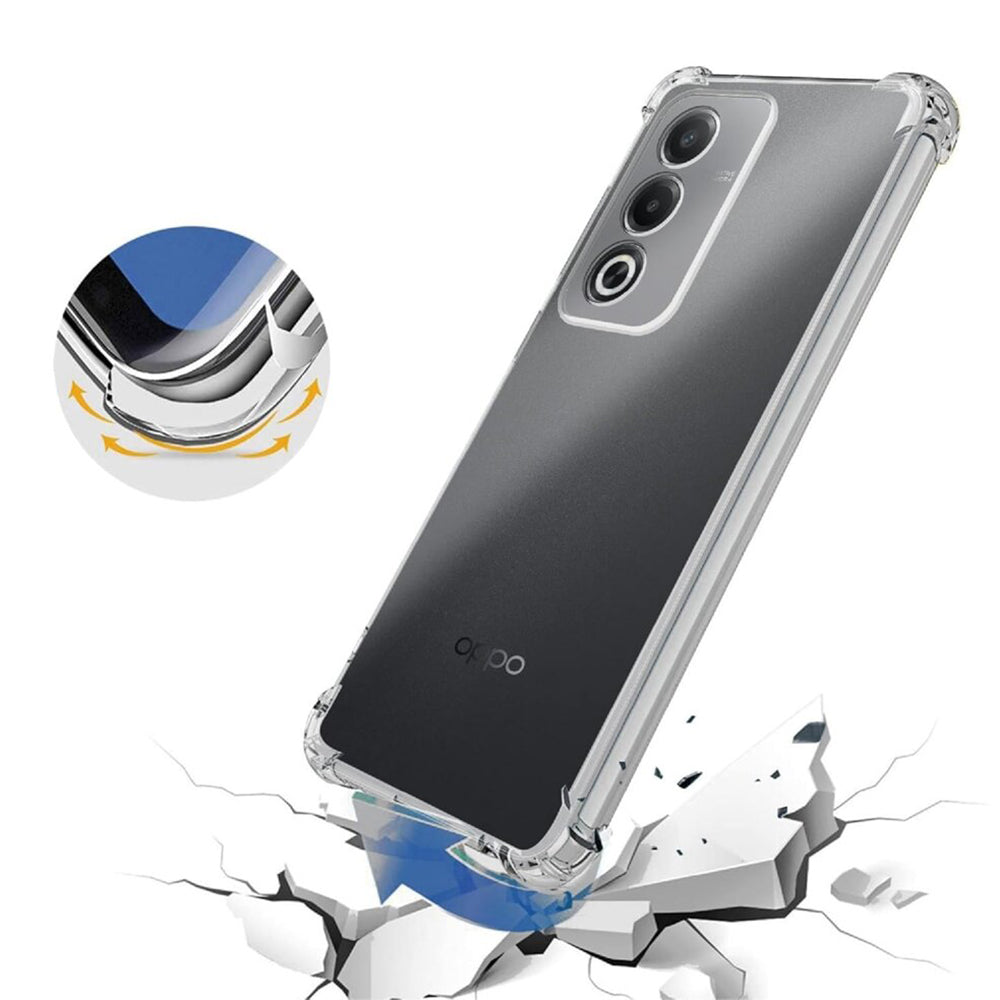 Калъф за Oppo A80, Techsuit, Shockproof Clear, Прозрачен