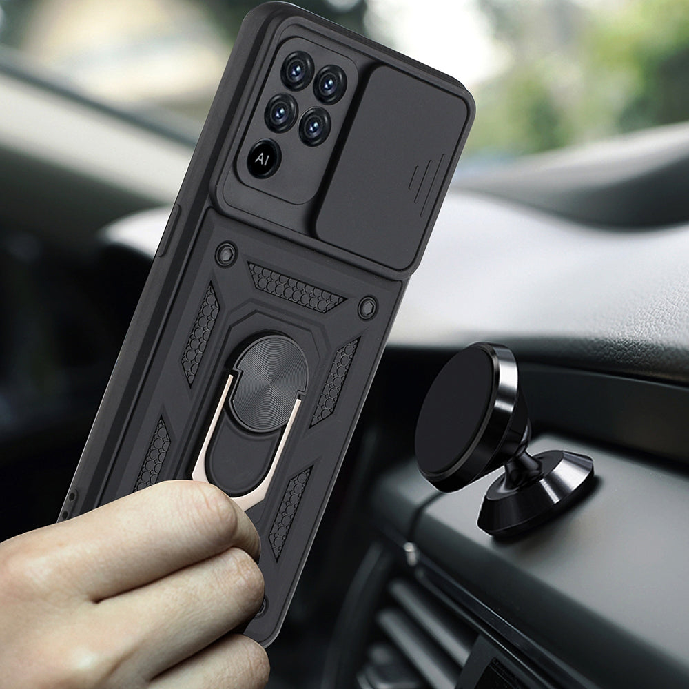 Калъф за Oppo A94 / Reno5 Lite, Techsuit, CamShield, Черен