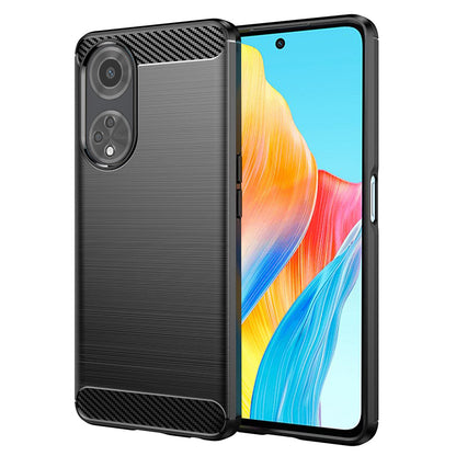 Калъф за Oppo A98, Techsuit, Карбон, Черен