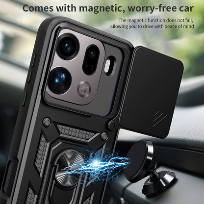 Калъф за Oppo Find X9 Pro, Techsuit, CamShield, Черен