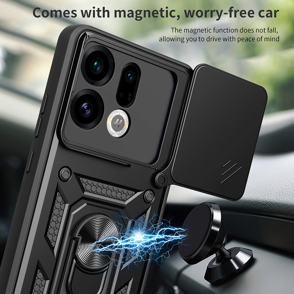 Калъф за Oppo Find X9, Techsuit, CamShield, Черен