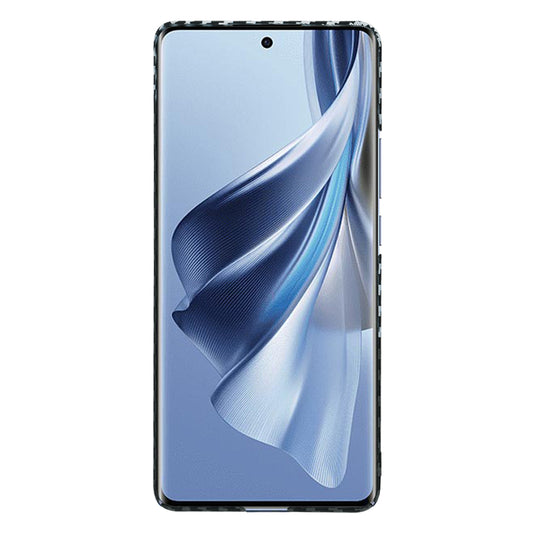 Калъф за Oppo Reno10 / Reno10 Pro, Techsuit, Carbonite FiberShell, Черно Сиво