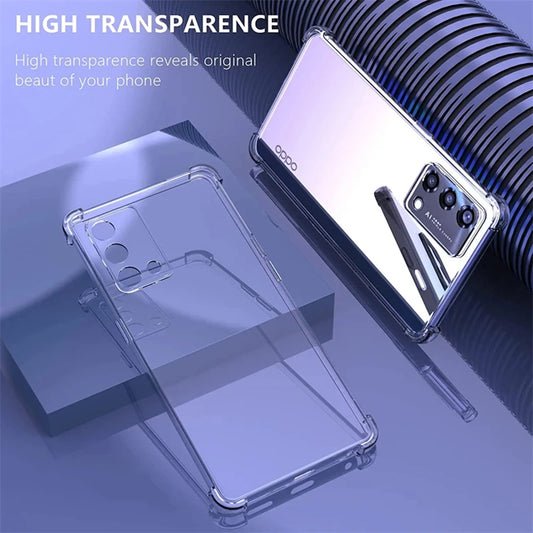 Калъф за Oppo Reno10 / Reno10 Pro, Techsuit, противоударен прозрачен, прозрачен