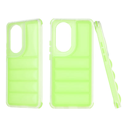Case for Oppo Reno10 / Reno10 Pro, Techsuit, Wave Shield, Green