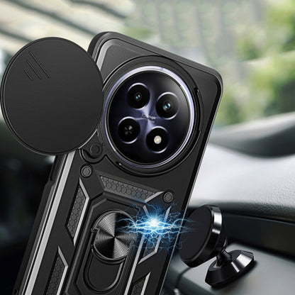Калъф за Oppo Reno12 FS 5G / Reno12 FS 4G / Reno12 F 4G / Reno12 F, Techsuit, CamShield, Син