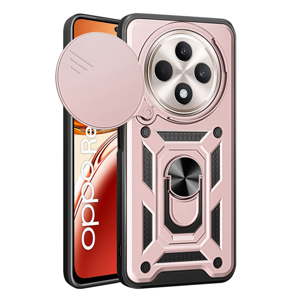 Case for Oppo Reno12 FS 5G / Reno12 FS 4G / Reno12 F 4G / Reno12 F, Techsuit, CamShield, Pink