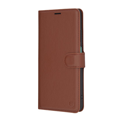 Калъф за Oppo Reno12 FS 5G / Reno12 FS 4G / Reno12 F 4G / Reno12 F, Techsuit, Leather Folio, Кафяв