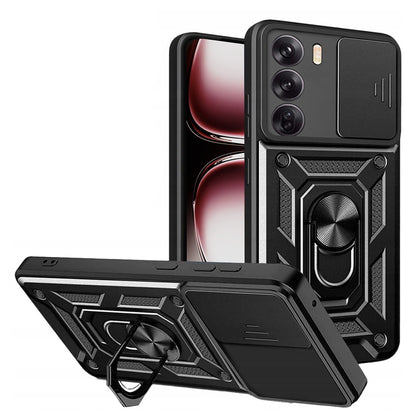 Калъф за Oppo Reno12 Pro, Techsuit, CamShield, Черен