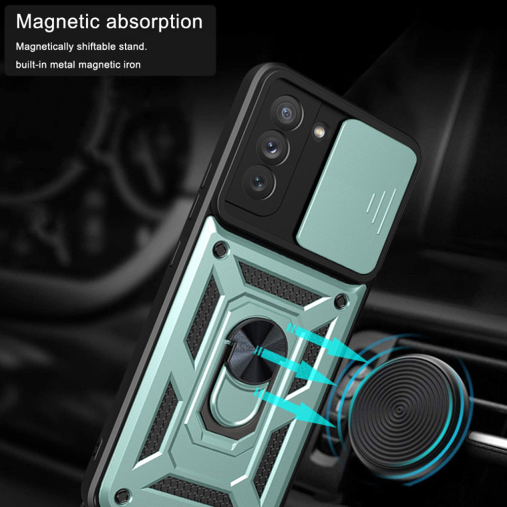 Калъф за Oppo Reno12 Pro, Techsuit, CamShield, Черен