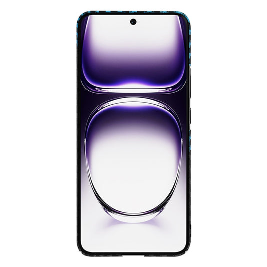 Калъф за Oppo Reno12, Techsuit, Carbonite FiberShell, Черен Bleu