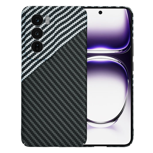 Калъф за Oppo Reno12, Techsuit, Carbonite FiberShell, Черно Сиво