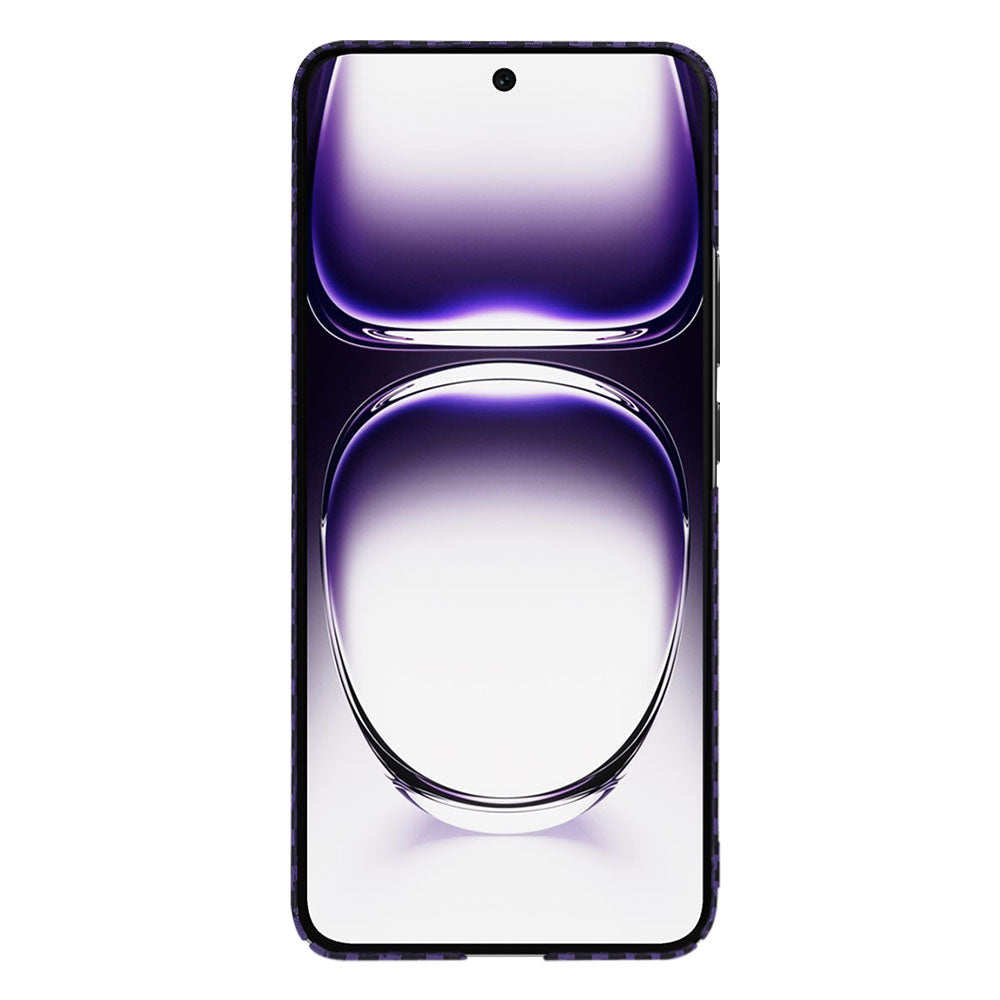 Калъф за Oppo Reno12, Techsuit, Carbonite FiberShell, Лилав