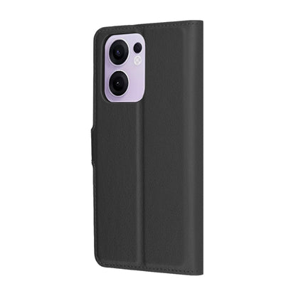 Калъф за Oppo Reno13 FS 5G / Reno13 F 4G / Reno13 F, Techsuit, кожен портфейл, черен