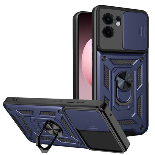 Калъф за Oppo Reno13 FS 5G / Reno13 F 4G / Reno13 F, Techsuit, CamShield, Син