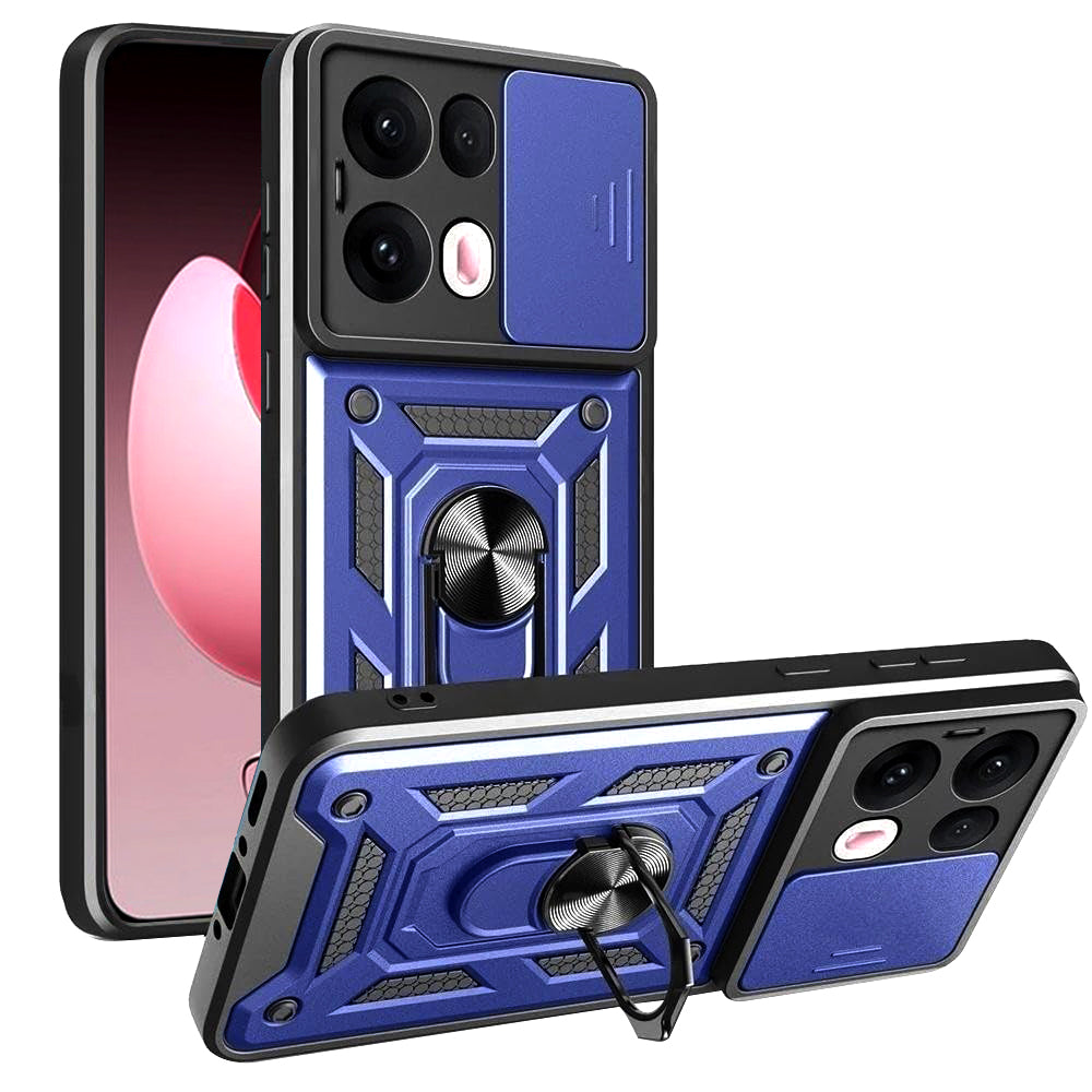 Калъф за Oppo Reno13 Pro, Techsuit, CamShield, Син