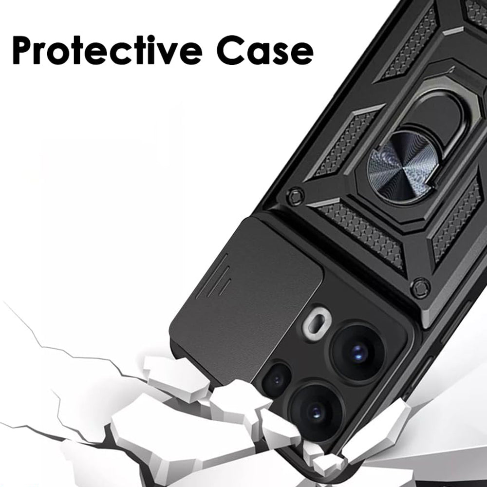Калъф за Oppo Reno13 Pro, Techsuit, CamShield, Розов