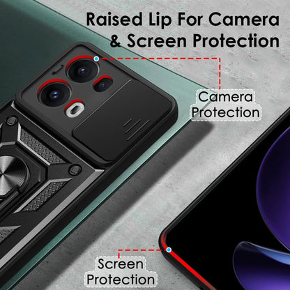 Калъф за Oppo Reno13 Pro, Techsuit, CamShield, Розов