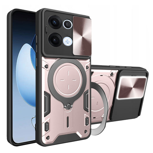 Калъф за Oppo Reno13, Techsuit, CamGuard Pro, Розово злато