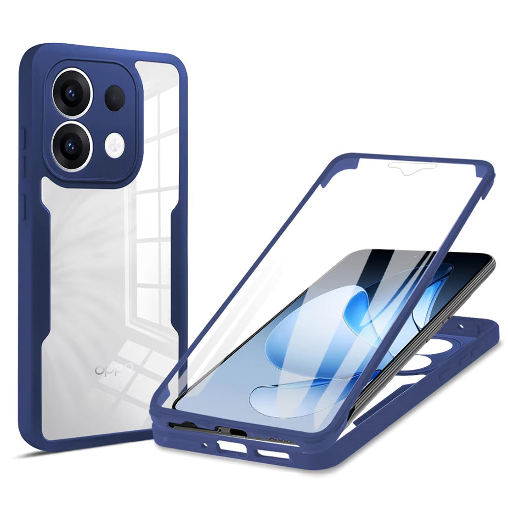 Калъф за Oppo Reno13, Techsuit, ColorVerse 360, Син