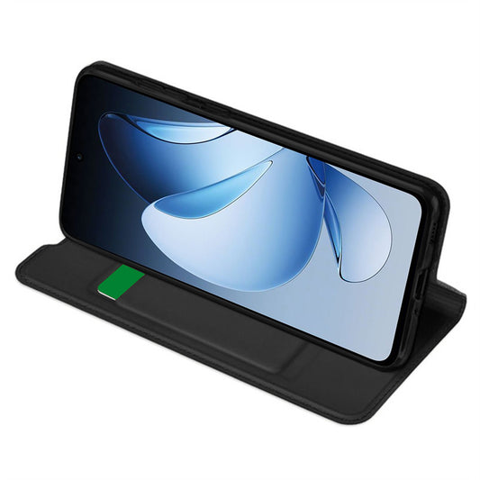 Калъф за Oppo Reno13, Techsuit, Magskin Book, Черен