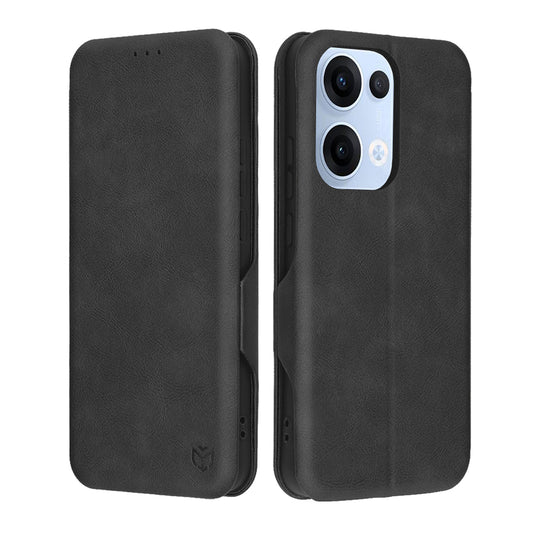 Калъф за Oppo Reno13, Techsuit, Safe Wallet Plus, Черен